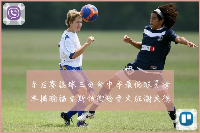 季后赛接球三分命中率最低球员榜单揭晓福克斯领衔哈登文班谢泼德紧随其后
